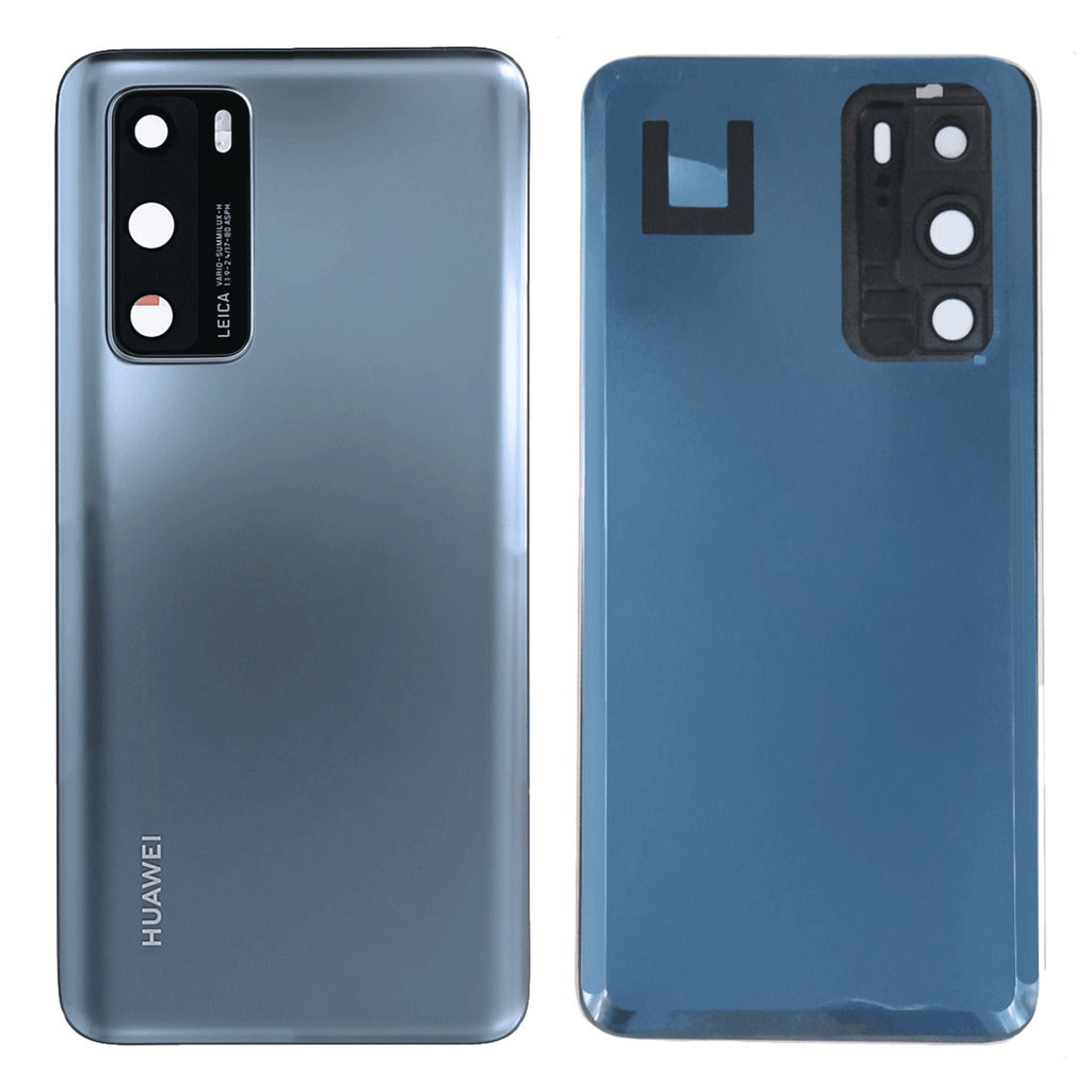 Huawei P40 Back Cover Original OEM Silver Frost