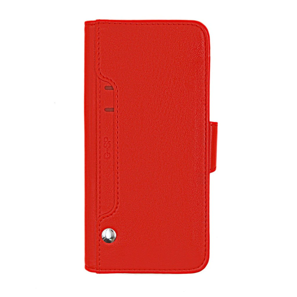 G-SP Plånboksfodral Stativ iPhone 11 Pro Röd hos Phonecare.se