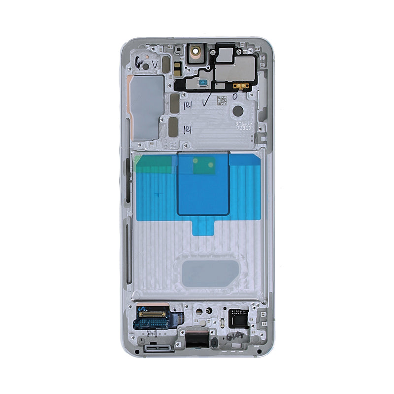 Samsung Galaxy S22 Skärm med LCD Display Original - Vit/Cream/Blå