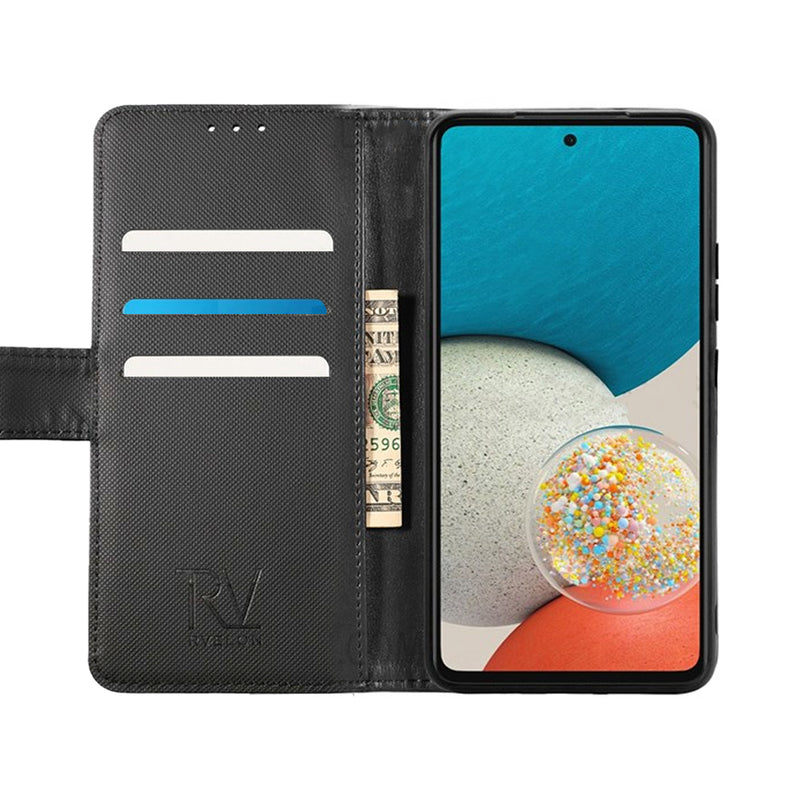 Samsung Galaxy A53 5G Plånboksfodral Magnet Rvelon - Svart