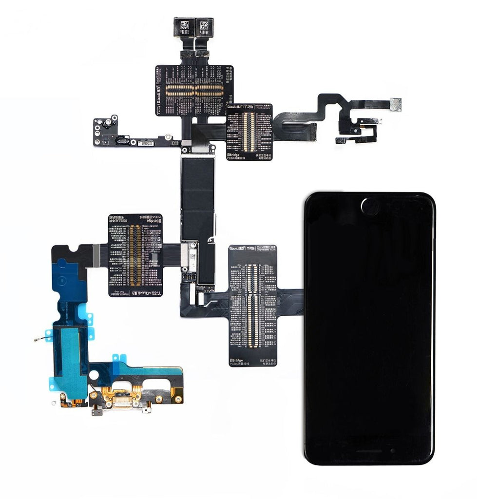 iBridge PCBA Testkabel iPhone 8 Fram/Bak-kamera/Laddningsport/Skärm