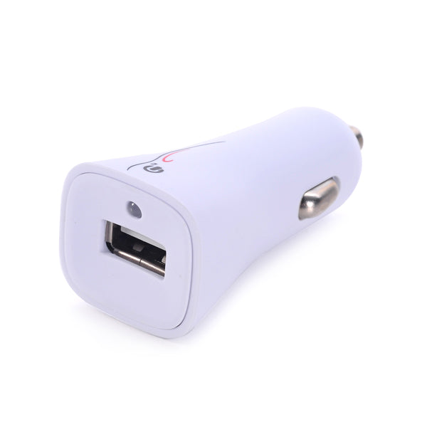 G-SP Billaddare USB-A 5V/2.4A Vit hos Phonecare.se