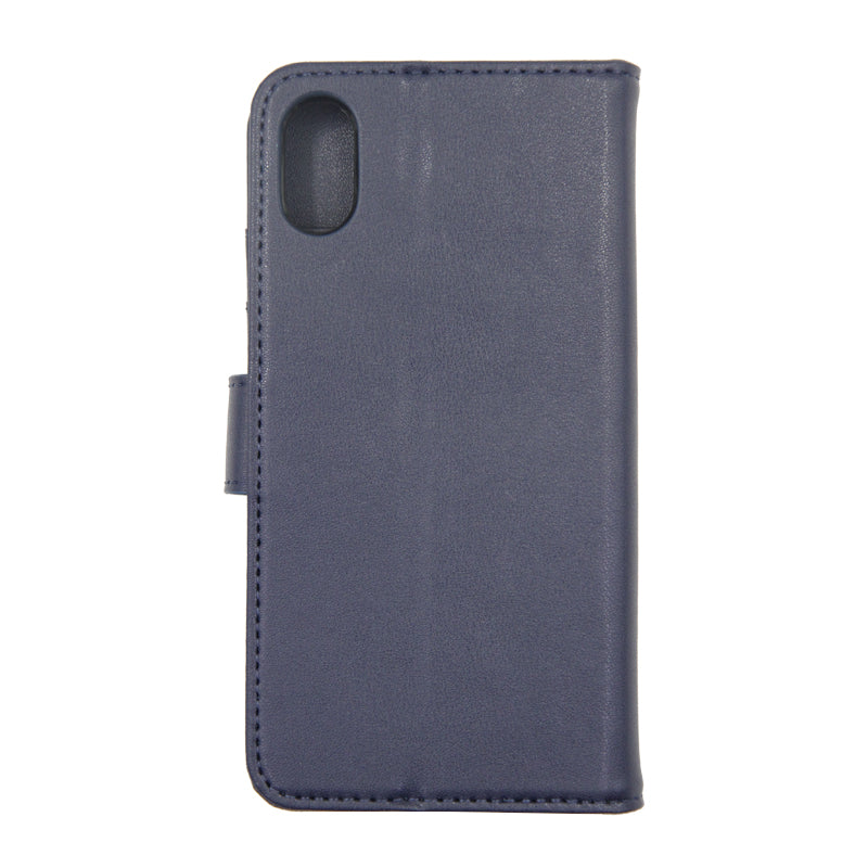 G-SP Plånboksfodral Magnetiskt Läder Stativ iPhone X/XS Blå hos Phonecare.se
