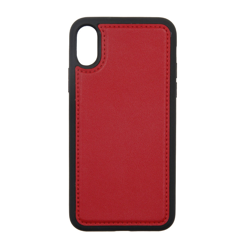 G-SP Plånboksfodral Magnetiskt Läder Stativ iPhone X/XS Röd hos Phonecare.se