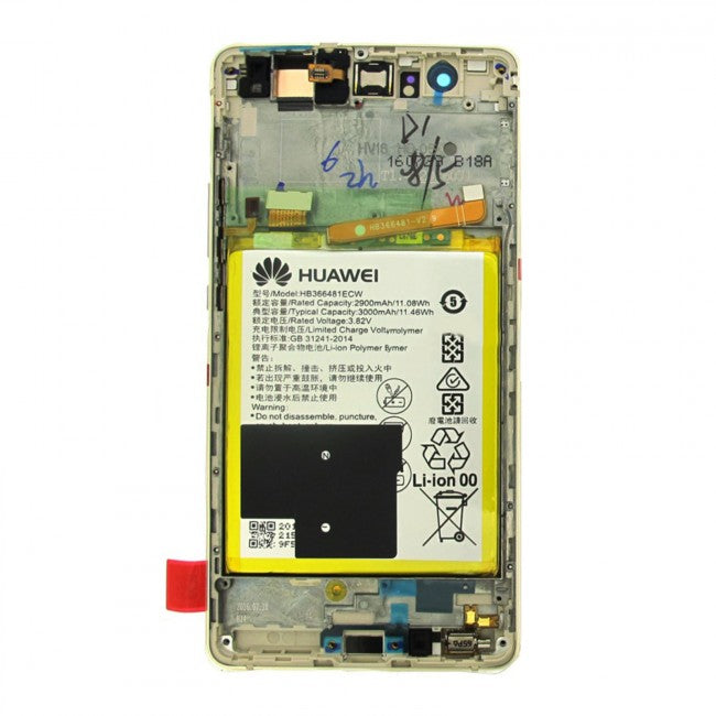 Huawei P9 Lite Skärm med Batteri Original Guld hos Phonecare.se