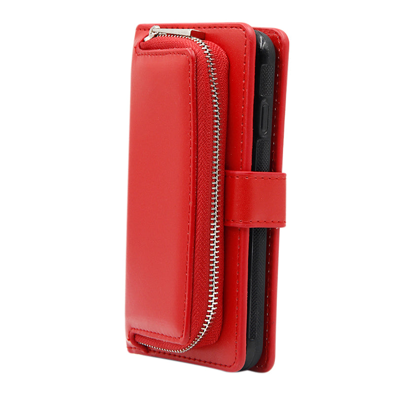 Plånboksfodral Handväska med Avtagbart Skal iPhone 6/6S Röd hos Phonecare.se