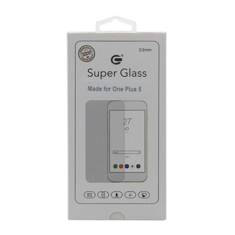 Skärmskydd OnePlus 5 Heltäckande Härdat Glas Vit hos Phonecare.se