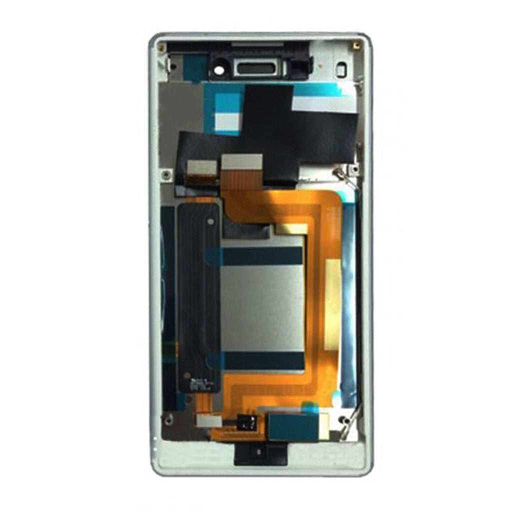Sony Xperia M4 Aqua Skärm med LCD Display + Ram - Vit