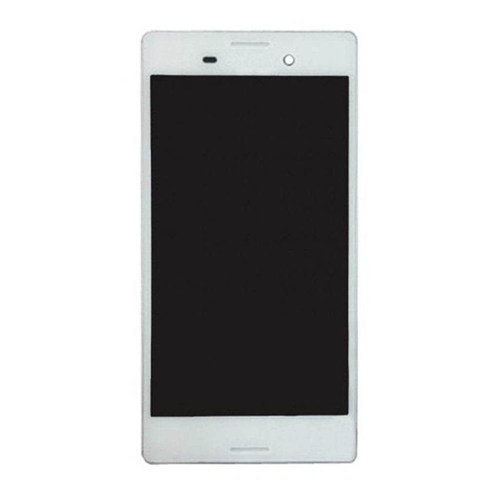 Sony Xperia M4 Aqua Skärm med LCD Display + Ram - Vit