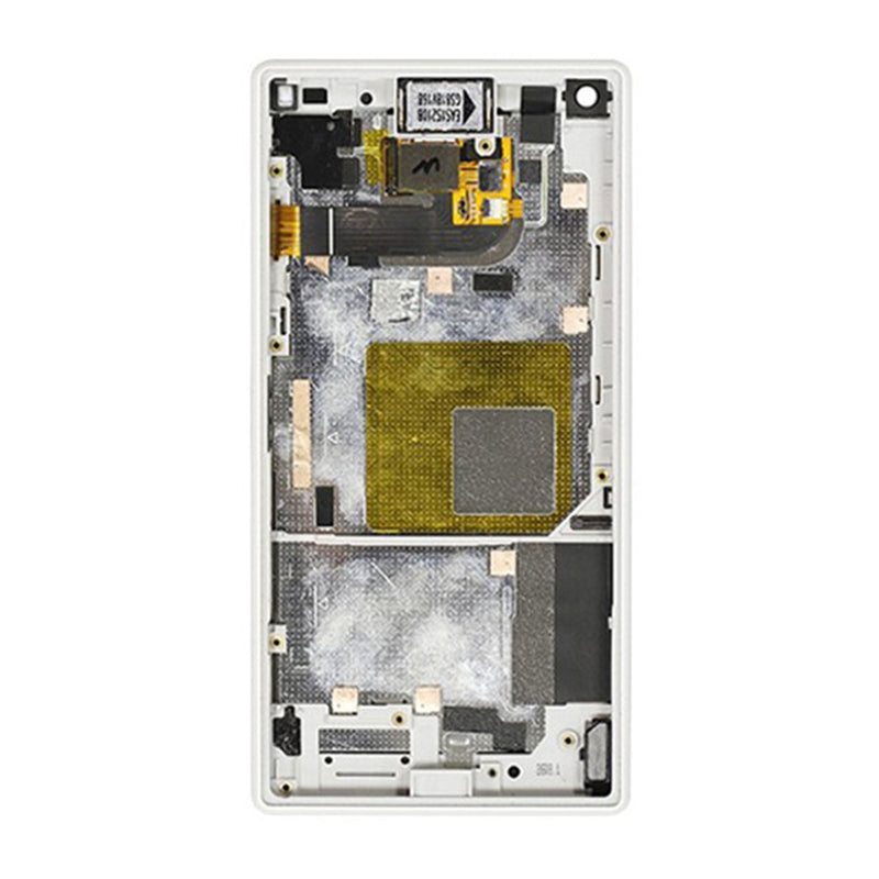 Sony Xperia Z5 Compact LCD Display Original Assembly White With OEM Frame hos Phonecare.se