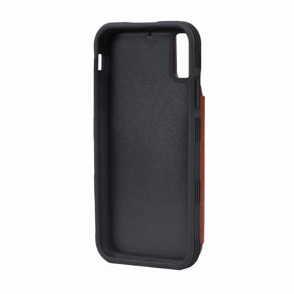 Stöttåligt Skal Kortfack G - SP iPhone X/XS - Brun