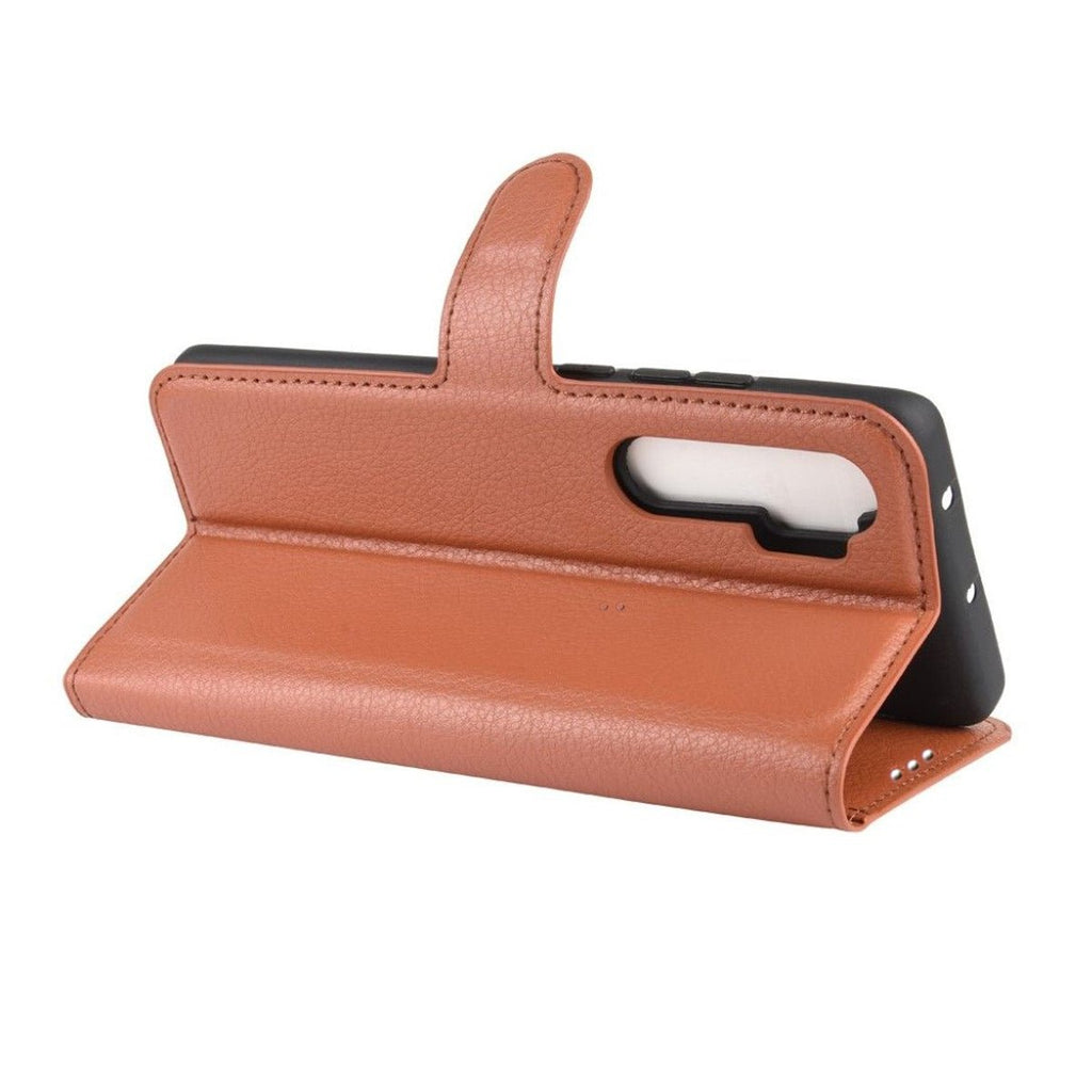 Xiaomi Mi Note 10 Lite Plånboksfodral med Stativ - Brun
